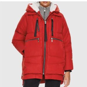 Orolay red puffer coat